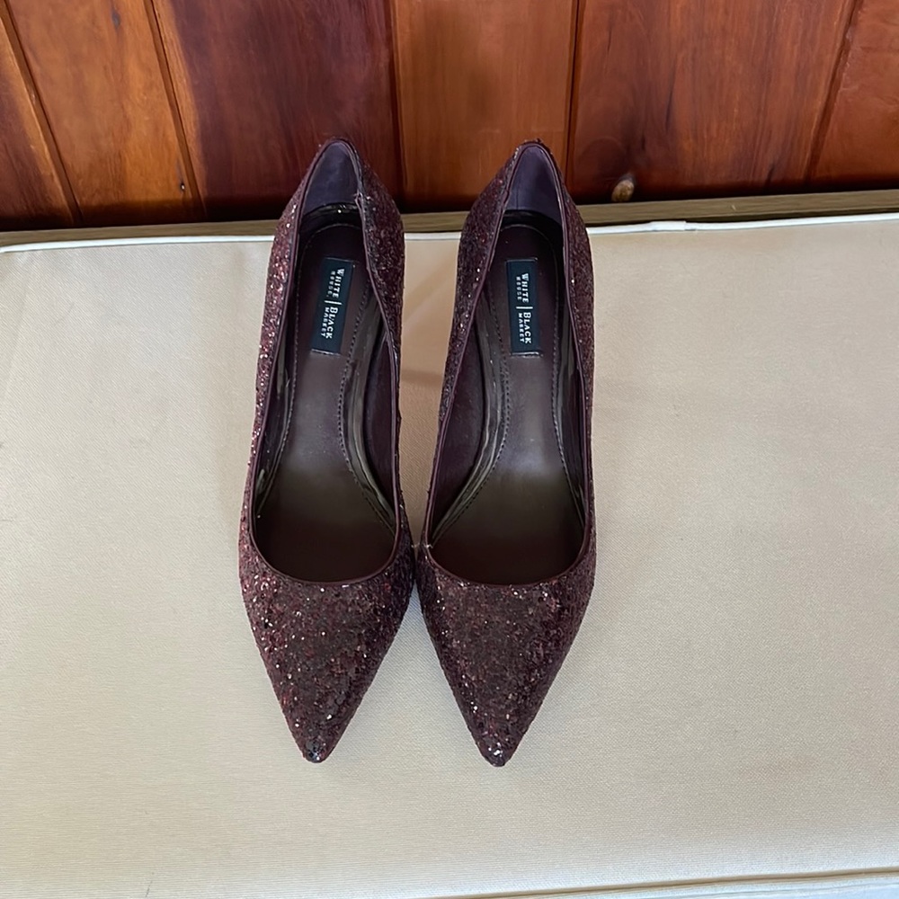 Womens White House Black Market Sequin Heels